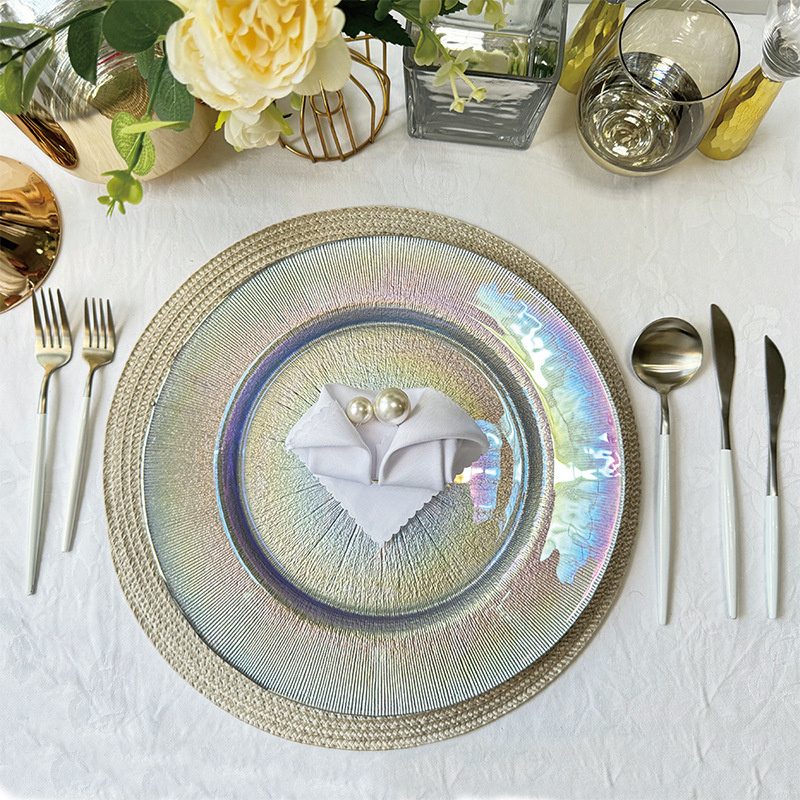 Wholesale Glass Charger Plate PZ-045 - Image 6